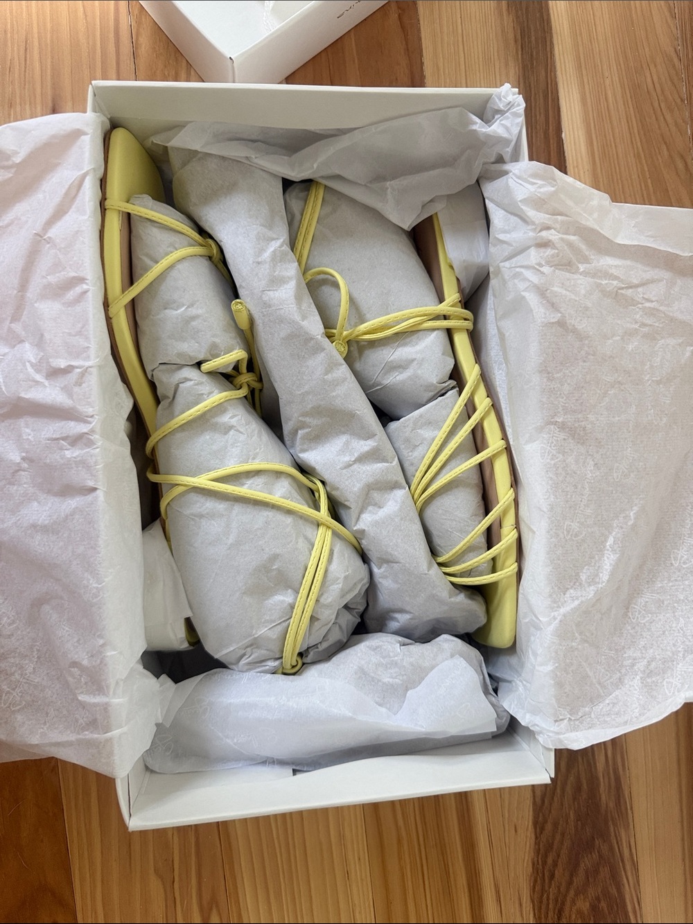 Women’s Yellow Strappy Flat Sandals